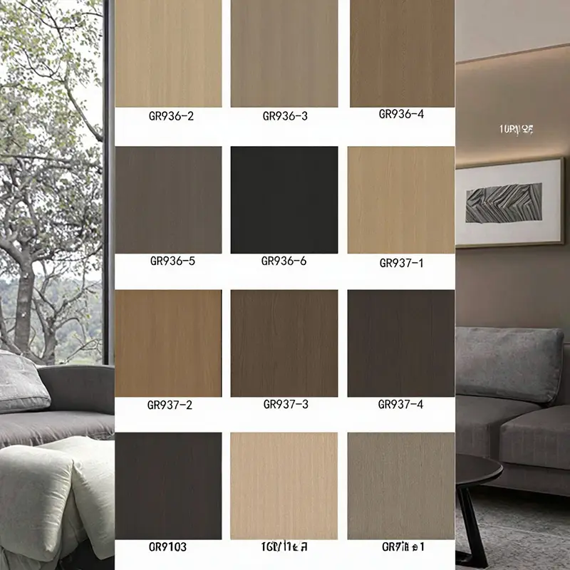 Diseinu estilo modernoaren pvc dekorazio filma